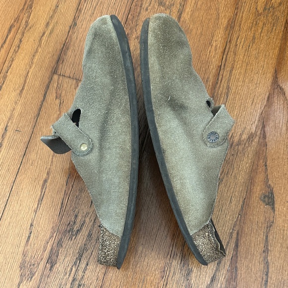 Birkenstock Tan Boston Buckle Clogs main image 6